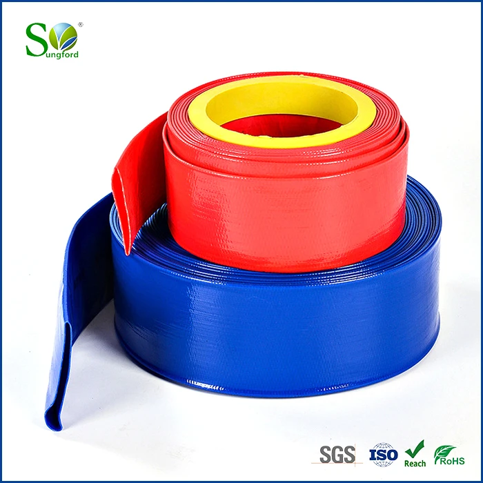 1 PVC Lay Flat Discharge Hose 1 PVC Lay Flat Discharge Hose
